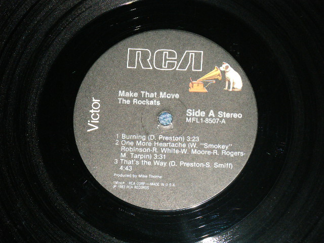 画像: The ROCKATS - MAKE THAT MOVE  ( Ex++/Ex+++ ) / 1983 US AMERICA ORIGINAL Used MINI-ALBUM LP 