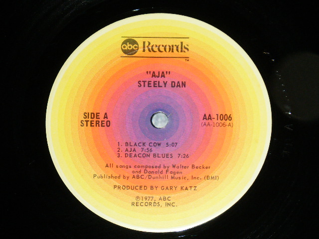 画像: STEELY DAN - AJA ( Matrix # AA 1006(RE-3)-B T3/AA 1006(RE-3)-A 1 ) ( Ex++/MINT- ) / 1977 US AMERICA ORIGINAL "With HARD INNER SLEEVE" Used LP 