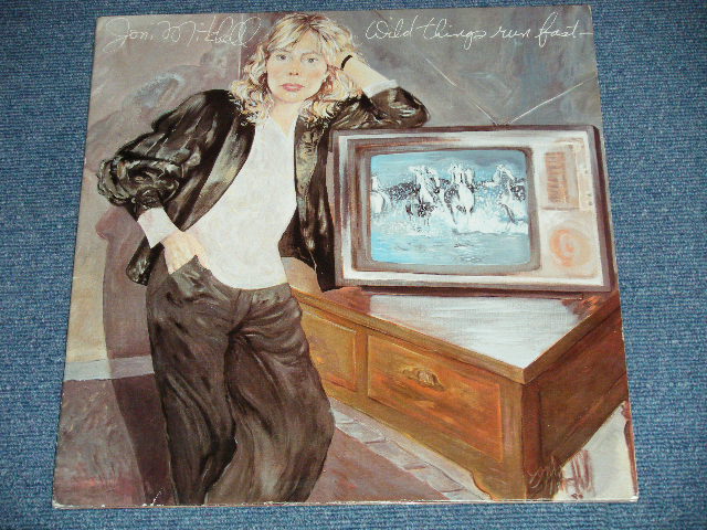 画像: JONI MITCHELL  - WILD THINGS RUN FAST ( Matrix #  A)  GHS-1-2019-SH 1 B-17283-SH Kdisc JG △2755      B)  GHS-1-2019-SH-4 SP B-2755-X  O-J )  (Ex++/MINT- )   / 1982 US AMERICA ORIGINAL  Used LP 