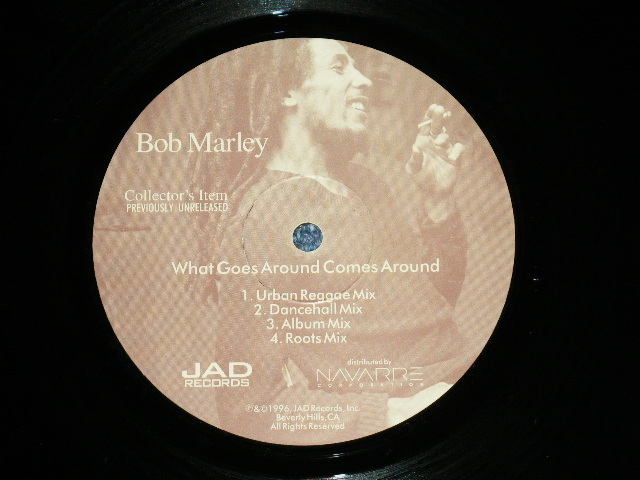 画像: BOB MARLEY - WHAT GOES AROUND COMES AROUND ( Ex++/MINT-) / 1996 US AMERICA ORIGINAL "PROMO ONLY"  Used  12" 