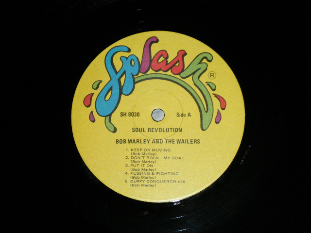 画像: BOB MARLEY & The WAILERS -  SOUL REVOLUTION  ( MINT/MINT) / CANADA  ORIGINAL Used LP 