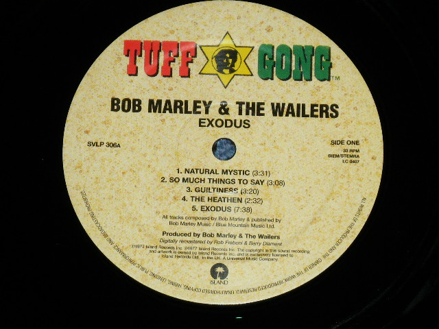 画像: BOB MARLEY & The WAILERS -  EXODUS ( MINT/MINT) / 2004 UK ENGLAND "180 Gram Heavy Weight"  Used LP 