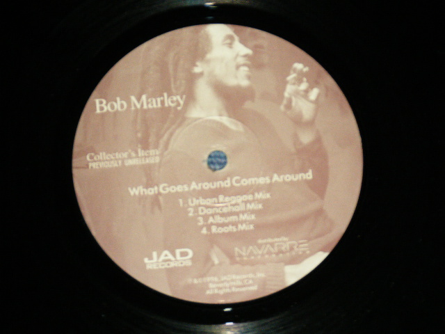 画像: BOB MARLEY - WHAT GOES AROUND COMES AROUND ( Ex++/MINT-) / 1996 US AMERICA ORIGINAL "PROMO ONLY"  Used  12" 