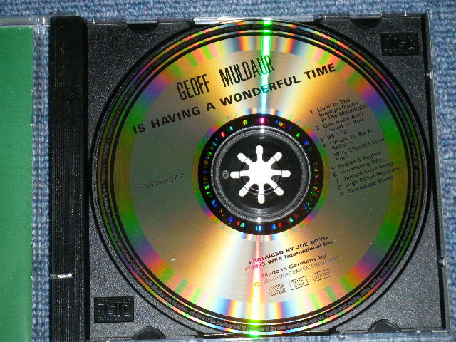 画像: GEOFF MULDAUR - IS HAVING A WONDERFUL TIME (MINT-/MINT) / 1996 GERMAN GERMANY  ORIGINAL  Used CD 