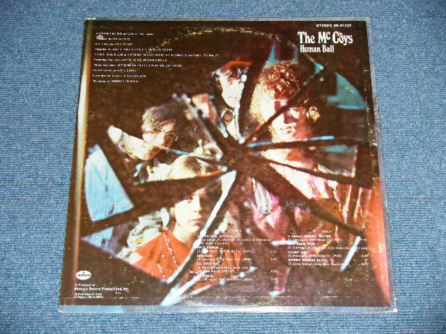 画像: The McCOYS (RICK DERRINGER) - HUMAN BALL  ( Ex+/MINT- : EDSP,BB )   / 1969 US AMERICA  ORIGINAL Used LP  