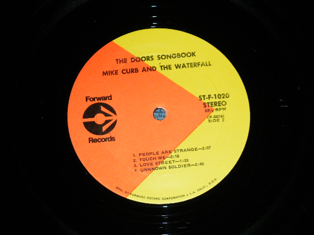 画像: MIKE CURB & THE WATERFALL - THE DOORS SONGBOOK ( Ex/Ex+++ ) / 196(? US AMERICA   ORIGINAL  Used  LP 