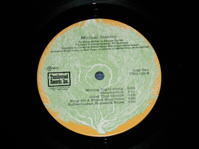 画像: MICHAEL STANLEY - MICHAEL STANLEY ( Ex++/Ex+++ : BB )  / 1972  US AMERICAN  ORIGINAL Used LP 