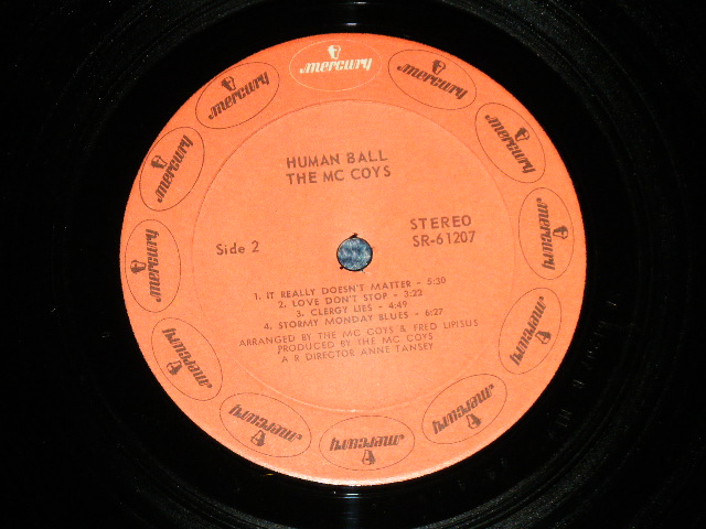 画像: The McCOYS (RICK DERRINGER) - HUMAN BALL  ( Ex+/MINT- : EDSP,BB )   / 1969 US AMERICA  ORIGINAL Used LP  