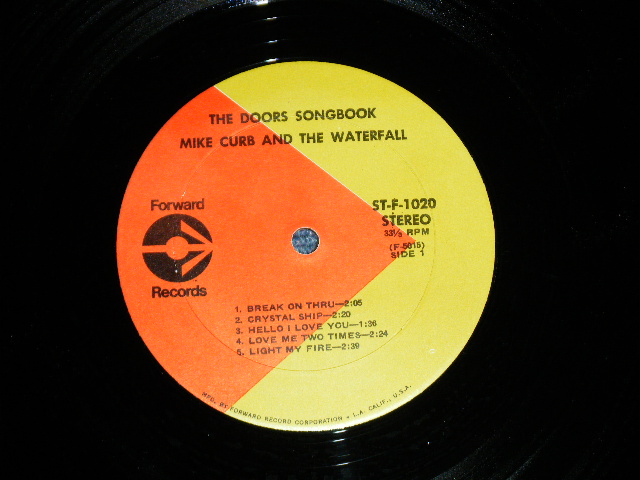 画像: MIKE CURB & THE WATERFALL - THE DOORS SONGBOOK ( Ex/Ex+++ ) / 196(? US AMERICA   ORIGINAL  Used  LP 
