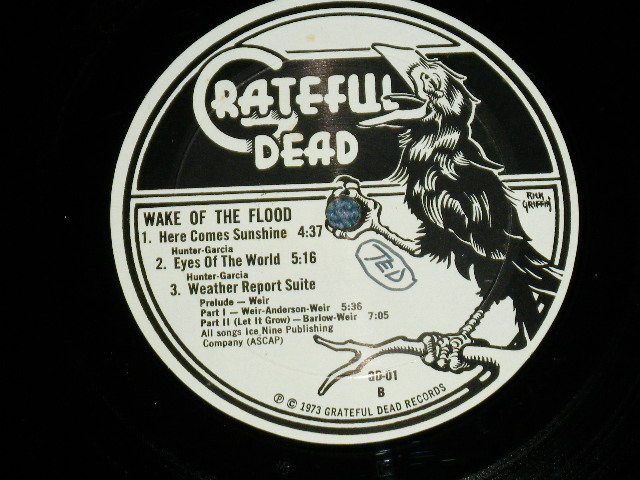 画像: GRATEFUL DEAD - WAKE OF THE FLOOD  ( Ex++/Ex++ : EDSP  ) / 1973 US AMERICA ORIGINAL Used LP 