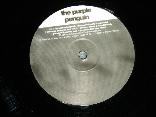 画像: The PURPLE PENGUIN - PRESSURE ( Ex+++/MINT- )  / 1995 UK ENGLAND  ORIGINAL  Used LP   