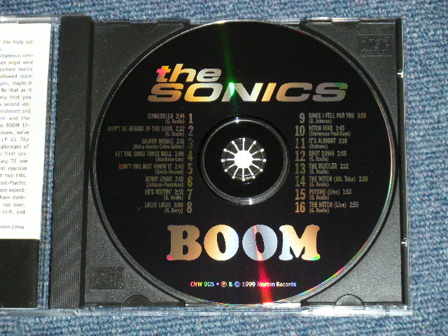 画像: The SONICS - THE SONIC BOOM  (MINT/MINT)  /  1999 US AMERICA ORIGINAL Used CD 