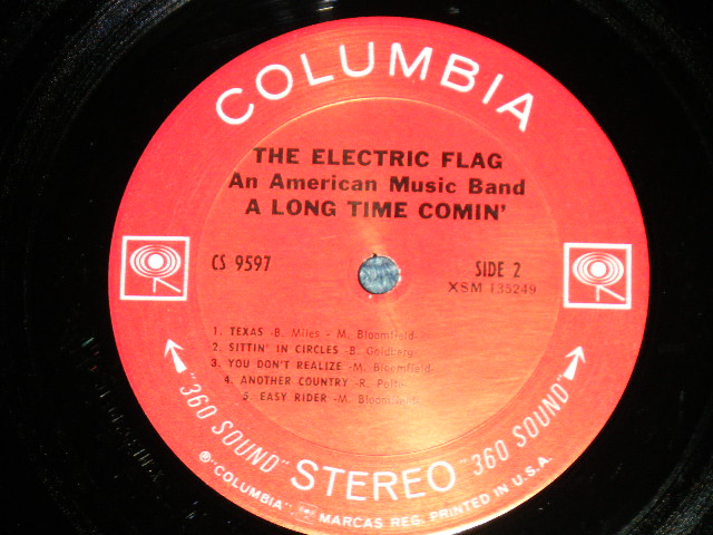画像: THE ELECTRIC FLAG - A LONG TIME COMIN'( Ex+,Ex++/Ex+++ )  / 1968 US AMERICA ORIGINAL "360 Sound Label" STEREO Used LP 