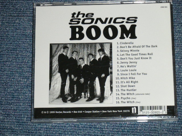 画像: The SONICS - THE SONIC BOOM  (MINT/MINT)  /  1999 US AMERICA ORIGINAL Used CD 