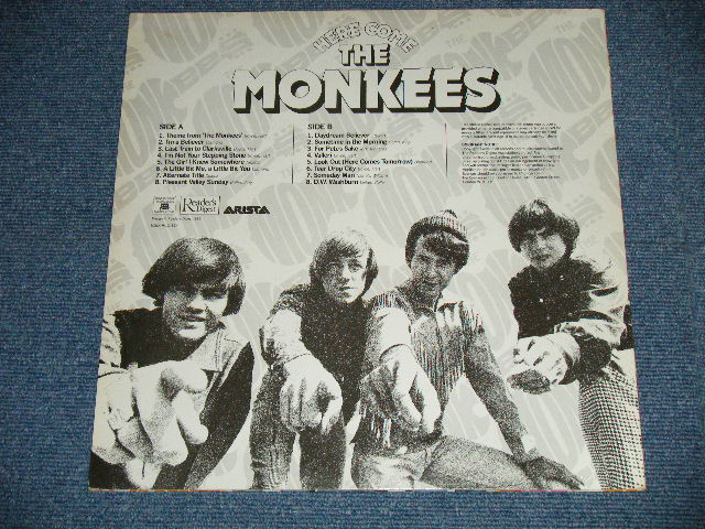 画像: The MONKEES - HERE COME THE MONKEES  ( Ex+++/MINT-) / 1983 UK ENGLAND "MAIL ORDER" Used LP 