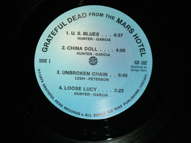 画像: GRATEFUL DEAD  - FROM THE MARS HOTEL ( Ex+/Ex+++ A-3:Ex++ )   / 1974 US AMERICA ORIGINAL Used LP 