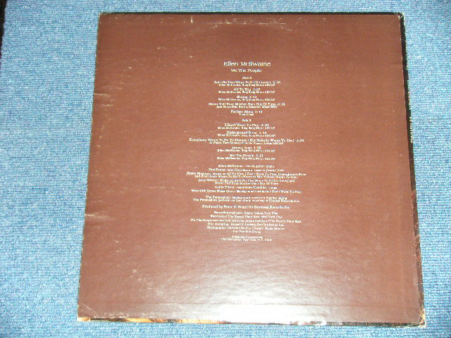 画像: ELLEN MciLWAINE - WE THE PEOPLE ( Ex++/MINT- )  / 1973 US AMERICA ORIGINAL Used LP