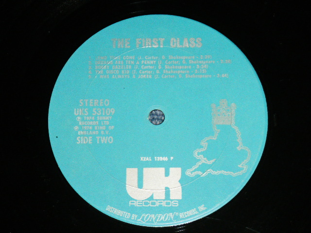 画像: The FIRST CLASS -   The FIRST CLASS (Ex+/Ex+++ Looks:Ex+++ EDSP)  / 1974 US AMERICA  ORIGINAL Used LP