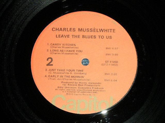 画像: CHARLIE MUSSELWHITE  -  LEAVE THE BLUES TO US  ( Ex+/MINT-  ) / 1975  US AMERICA ORIGINAL Used LP 