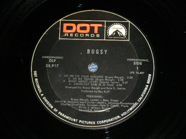 画像: BUGSY ( Ex:PAUL BUTTERFIELD B.B.) - BUGSY  ( Ex+/Ex+++  :Wtrdmg   ) / 1968  US AMERICA ORIGINAL Used LP 