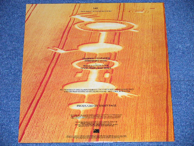 画像: LED ZEPPELIN - REMASTERS : PROMO ONLY (Ex+++/MINT-) / 1990 US AMERICA ORIGINAL  "PROMO ONLY 5 Tracks" Used 10" LP 