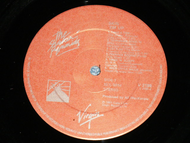 画像: SHAKIN' PYRAMIDS - SKIN 'EM UP ( MINT/MINT-) / 1981 UK ENGLAND  ORIGINAL Used LP 