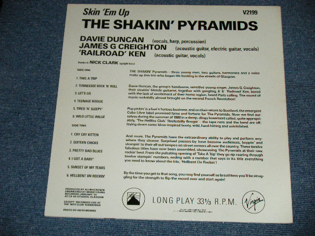 画像: SHAKIN' PYRAMIDS - SKIN 'EM UP ( MINT/MINT-) / 1981 UK ENGLAND  ORIGINAL Used LP 