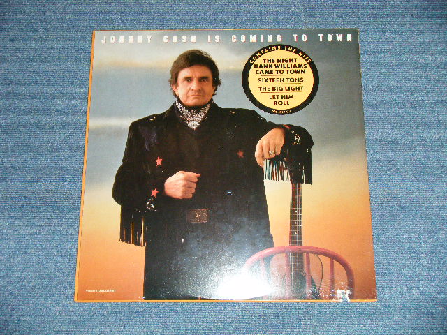 画像1: JOHNNY CASH - IS COMING TO TOWN ( SEALED : Cutout ) / 1987 US AMERICA  ORIGINAL "BRAND NEW SEALED"  LP 