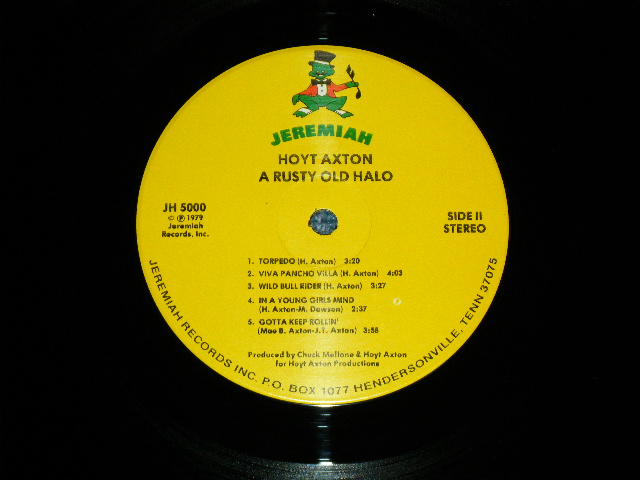画像: HOYT AXTON - A RUSTY OLD HALO ( Ex+++/MINT) / 1978 US AMERICA  ORIGINAL Used LP 