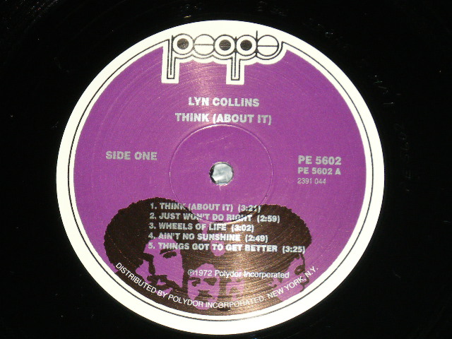 画像: LYN COLLINS (JAMES BROWN) -  THINK (ABOUT IT) (MINT/MINT) / US AMERICA REISSUE Used LP  