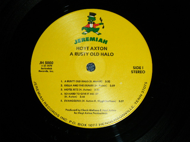 画像: HOYT AXTON - A RUSTY OLD HALO ( Ex+++/MINT) / 1978 US AMERICA  ORIGINAL Used LP 