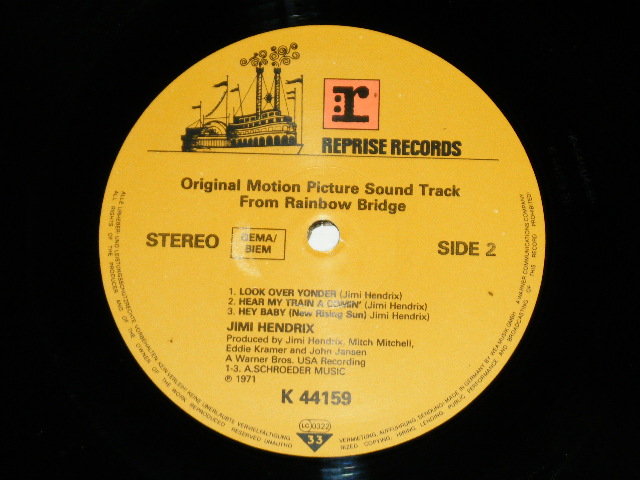 画像: JIMI HENDRIX - RAINBOW BRIDGE : OST ( NEW )  / 1990's? GERMAN  REISSUE "Brand New" LP 