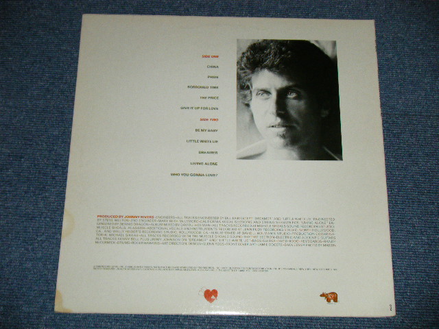 画像: JOHNNY RIVERS - BORROWED TIME  ( EX+/MINT-  / 1982  US AMERICA  ORIGINAL Used LP 