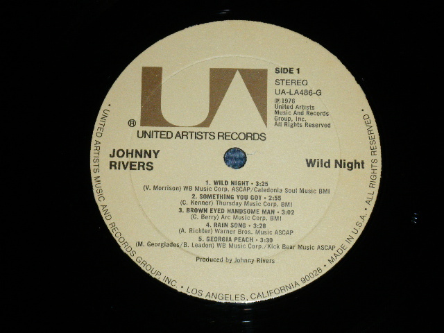 画像: JOHNNY RIVERS - WILD NIGHT ( EX++/mint- )  / 1976  US AMERICA  ORIGINAL Used LP 