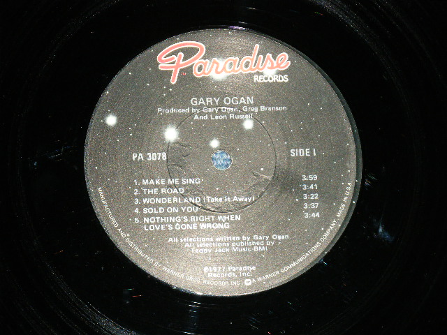 画像: GARY OGAN -  GARY OGAN  ( AOR) (Ex++/MINT-)  / 1977 US AMERICA ORIGINAL  Used LP 