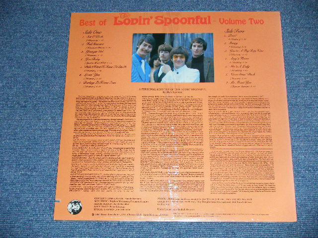 画像: The LOVIN' SPOONFUL - BEST OF Vol.2  ( SEALED)   /1984 US AMERICA  "BRAND NEW SEALED" LP 