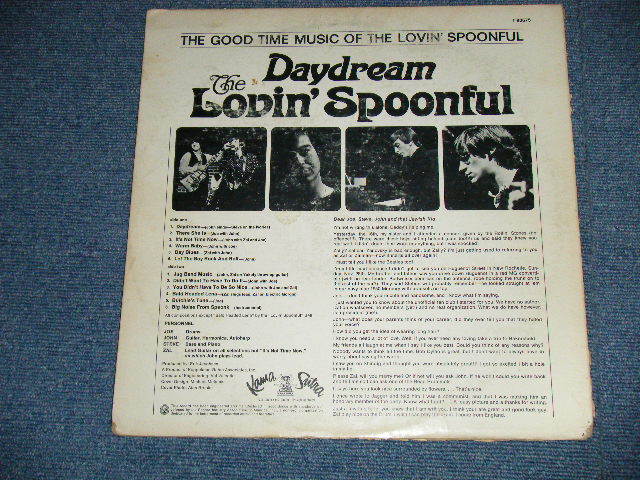 画像: The LOVIN' SPOONFUL - DAYDREAM  ( Ex+++/Ex+++)  / 1966 US AMERICA   ORIGINAL MONO Used LP VG++/Ex++ : EDSP