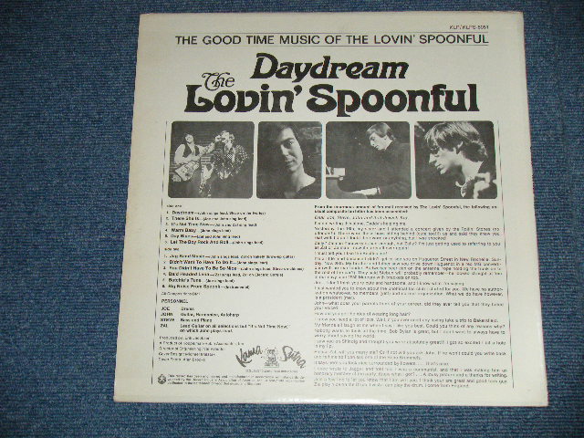 画像: The LOVIN' SPOONFUL - DAYDREAM  ( Ex+++/Ex+++)  / 1966 US AMERICA   ORIGINAL MONO Used LP 