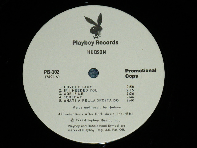 画像: HUDSON - HUDSON  ( Ex/Ex+++ ) / 1972 US AMERICA ORIGINAL "WHITE LABEL PROMO" Used   LP 