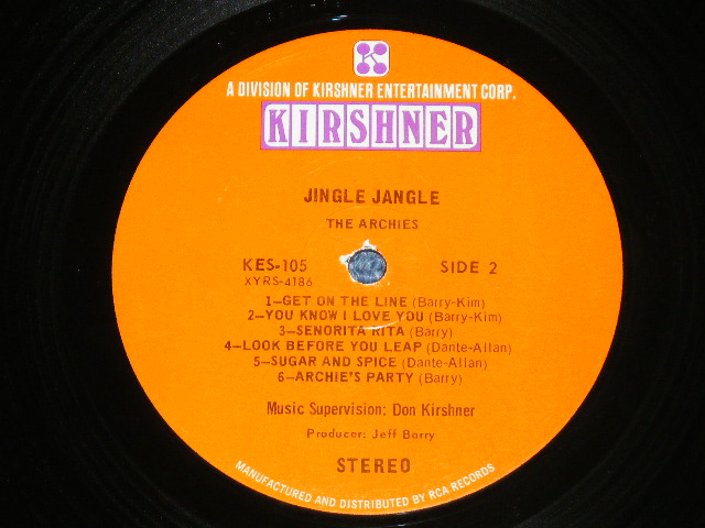 画像: THE ARCHIES - JINGLE JANGLE ( MINT-/Ex+++ : Cut Out )  / 1969 US AMERICA ORIGINAL Used LP 