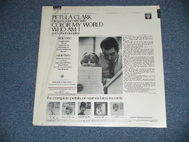 画像: PETULA CLARK -COLOR MY WOLRD WHO AM I ( Matrix # 37195 WS 1673 A 1G/39196 WS 1673 B 1H ) ( Ex+++/MINT- : SWOFC,EDSP ) / 1967 US AMERICA ORIGINAL "GOLD Label" Stereo LP