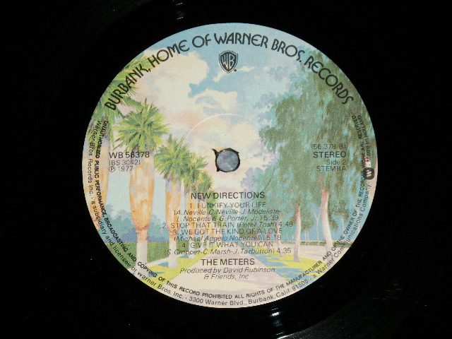 画像: THE METERS - NEW DIRECTIONS ( Ex++/Ex+++) / 1977   UK ENGLAND ORIGINAL Used LP  