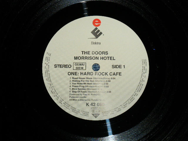 画像: THE DOORS - MORRISON HOTEL ( NEW )  / GERMAN GERMANY REISSUE "BRAND NEW" LP 