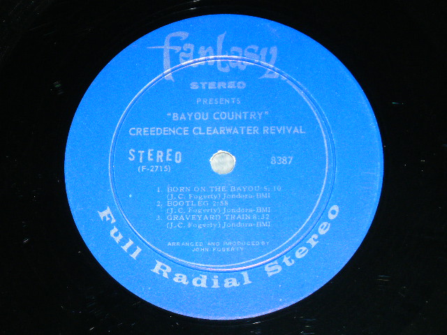 画像: CCR CREEDENCE CLEARWATER REVIVAL - BAYOU COUNTRY  ( Matrix #  F 2715-3-A1D/ F 2716-2-B-3F )  ( Ex-/Ex++ ) / 1969 US ORIGINAL "HEAVY Vinyl"  "DARK BLUE with SILVER PRINT Label" Used LP 