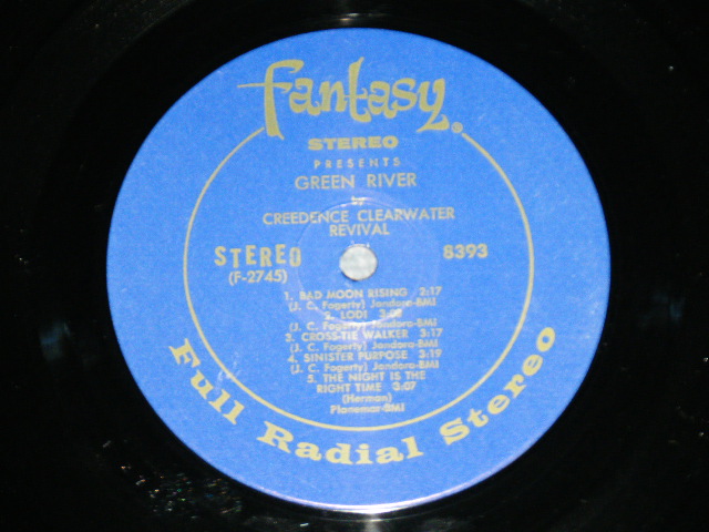 画像: CCR CREEDENCE CLEARWATER REVIVAL - GREEN RIVER ( Matrix # F2744 /F2745  )  ( Ex+++,Ex++/Ex+++ ) / 1969 US ORIGINAL "THIN Vinyl"  "DARK BLUE with GOLD PRINT Label" Used LP