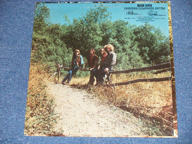 画像: CCR CREEDENCE CLEARWATER REVIVAL - GREEN RIVER ( Matrix # F2744 /F2745  )  ( Ex+/Ex+++ ) / 1969 US ORIGINAL "THIN Vinyl"    "DARK BLUE with GOLD PRINT Label" Used LP 