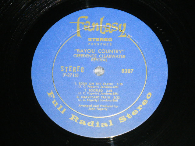 画像: CCR CREEDENCE CLEARWATER REVIVAL - BAYOU COUNTRY  ( Matrix # F2715/F-2716  )  ( Ex++/MINT- ) / 1969 US ORIGINAL "HEAVY Vinyl"  "DARK BLUE with GOLD PRINT Label" Used LP 