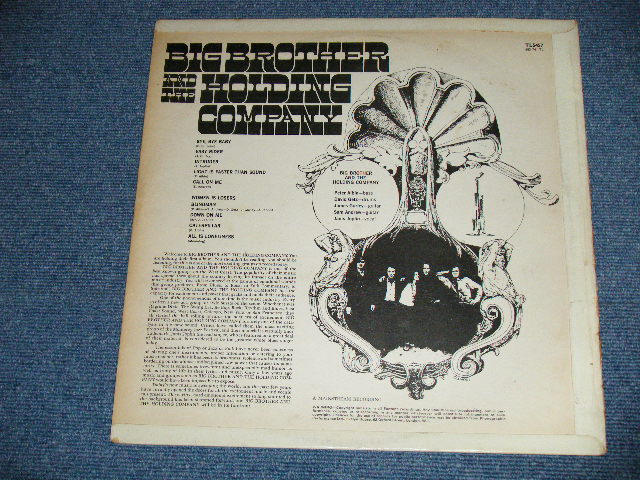 画像: BIG BROTHER & THE HOLDING COMPANY ( JANIS JOPLIN ) - BIG BROTHER & THE HOLDING COMPANY ( Matrix # 683741 1L　▽2 420 / 683741 2L　▽2 420 )  ( Ex-/Ex+++ )  / 1967 UK ENGLAND  ORIGINAL MONO Used LP   