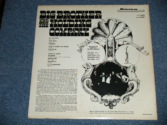 画像: BIG BROTHER & THE HOLDING COMPANY ( JANIS JOPLIN ) - BIG BROTHER & THE HOLDING COMPANY ( Ex+/MINT- )  / 1967 US AMERICA ORIGINAL Used LP 