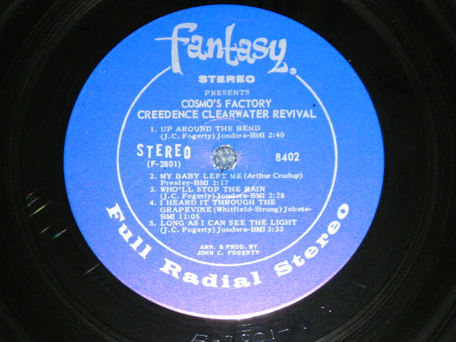 画像: CCR CREEDENCE CLEARWATER REVIVAL -  COSMO'S FACTORY ( Matrix #  F 2800-3 D1D / F 2801-4 A3D  )  ( Ex+/MINT- : EDSP) / 1970 US ORIGINAL "HEAVY VINYL"   "DARK BLUE with SILVER PRINT Label" Used LP 